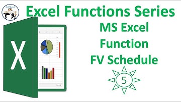 How to use FV Schedule Function / Formula in excel? || SVM Bench