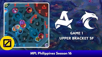 [Mini Map] Aurora Gaming vs TNC Pro Team - Game 1 - Upper Bracket SF - MPL PH S16 Playoffs