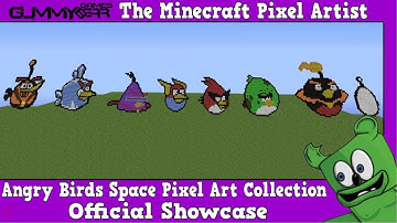 Angry Birds Space Pixel Art Collection V2 Showcase *EXCLUSIVE*