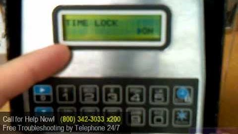 LaGard SmartGard Electronic Safe Keypad - Enable or Disable the Time Lock Feature.