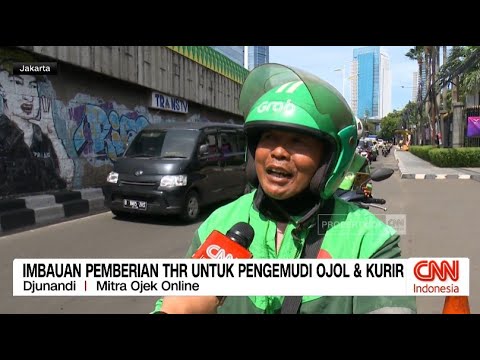 Imbauan Pemberian THR untuk Pengemudi Ojol & Kurir