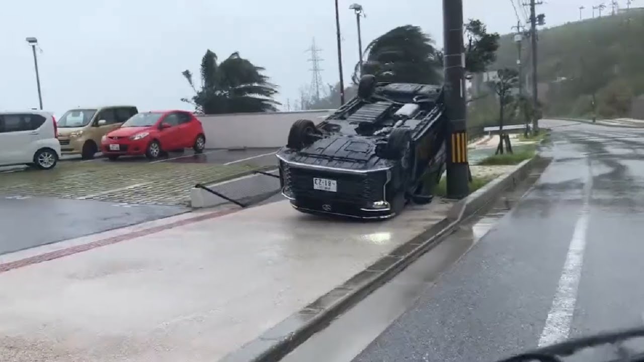 Сильный тайфун Ханун накрыл Японию