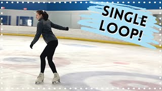 How To Do A Single Loop!  Tips For Beginners  Figure Skating Tutorial