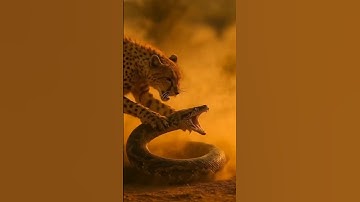 Leopard vs Python: A Fight To The Death
