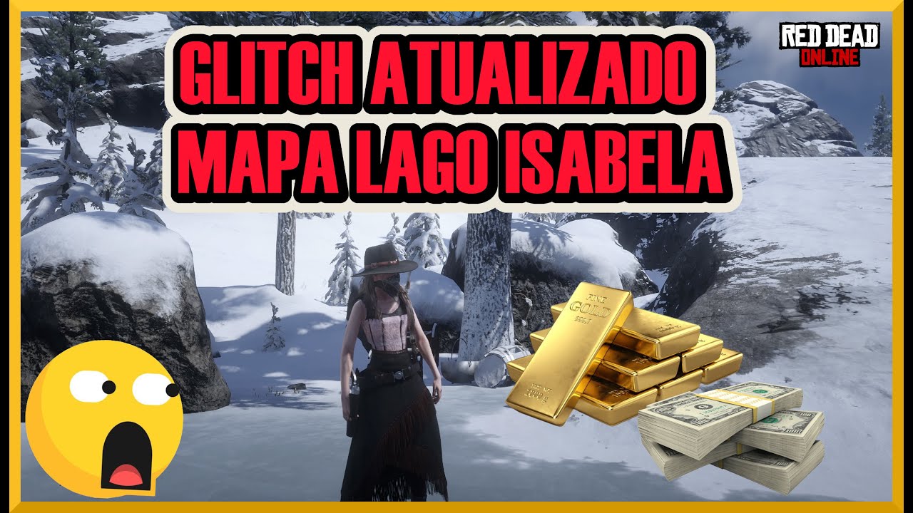 Red Dead Online Glitch do Mapa e Lago Isabella