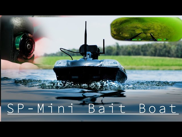 Under Water Camera on a bait boat! Carpediem SP Mini Bait Boat- , GPS &  Fish Finder 