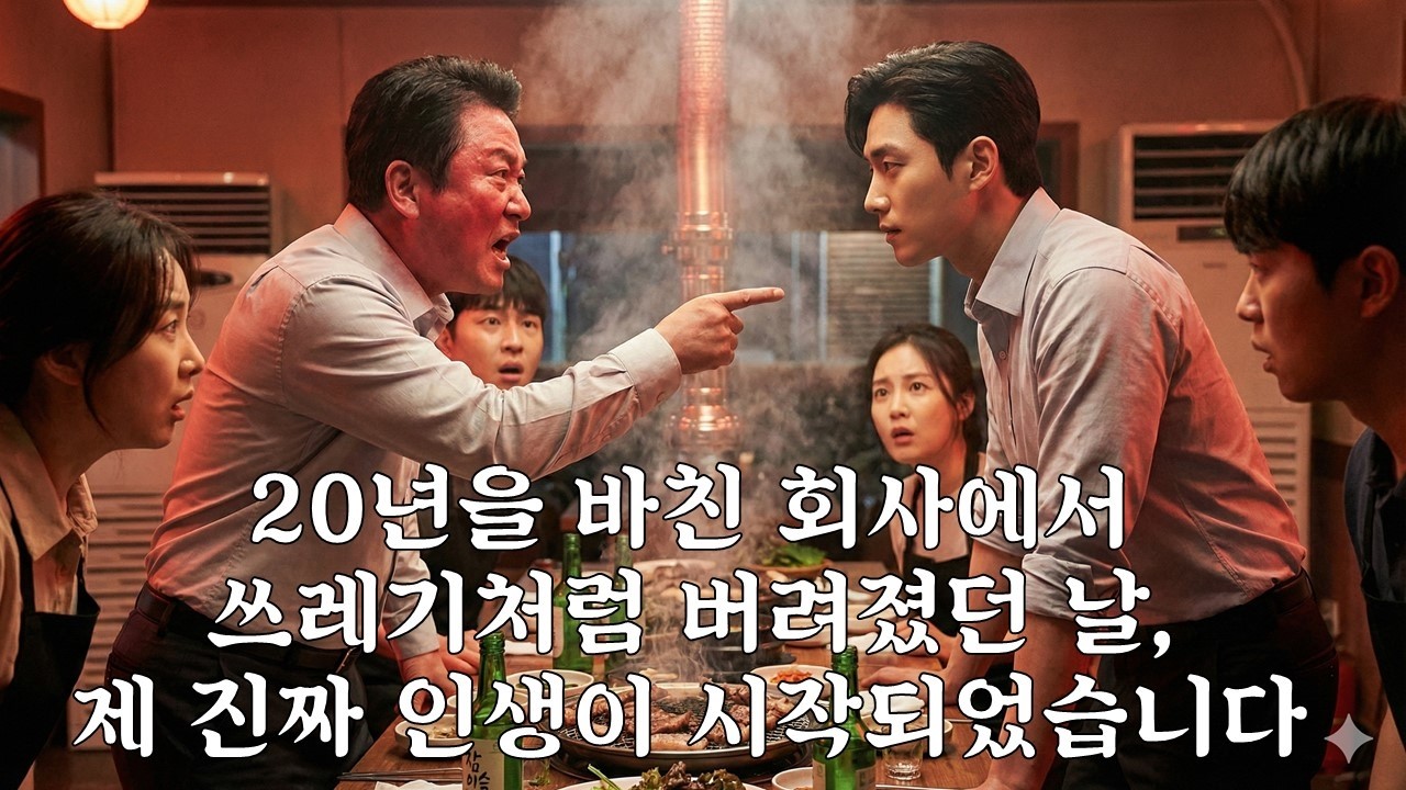 20년을 바친 회사에서 쓰레기처럼 버려졌던 날, 제 진짜 인생이 시작되었습니다