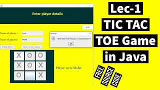 Lec-1 :tic tac toe game in java for beginners in PURA HINDI | Intro