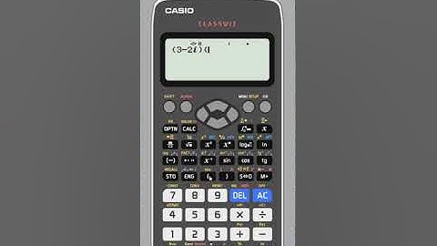 Complex Number Calculations FX991