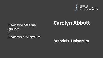 Carolyn Abbott: Hyperbolically embedded subgroups of acylindrically hyperbolic groups II.