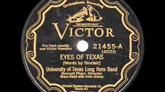 University of Texas Long Horn Band - Eyes of Texas - 1928 University of Texas Long Horn Band - Eyes of Texas - 1928