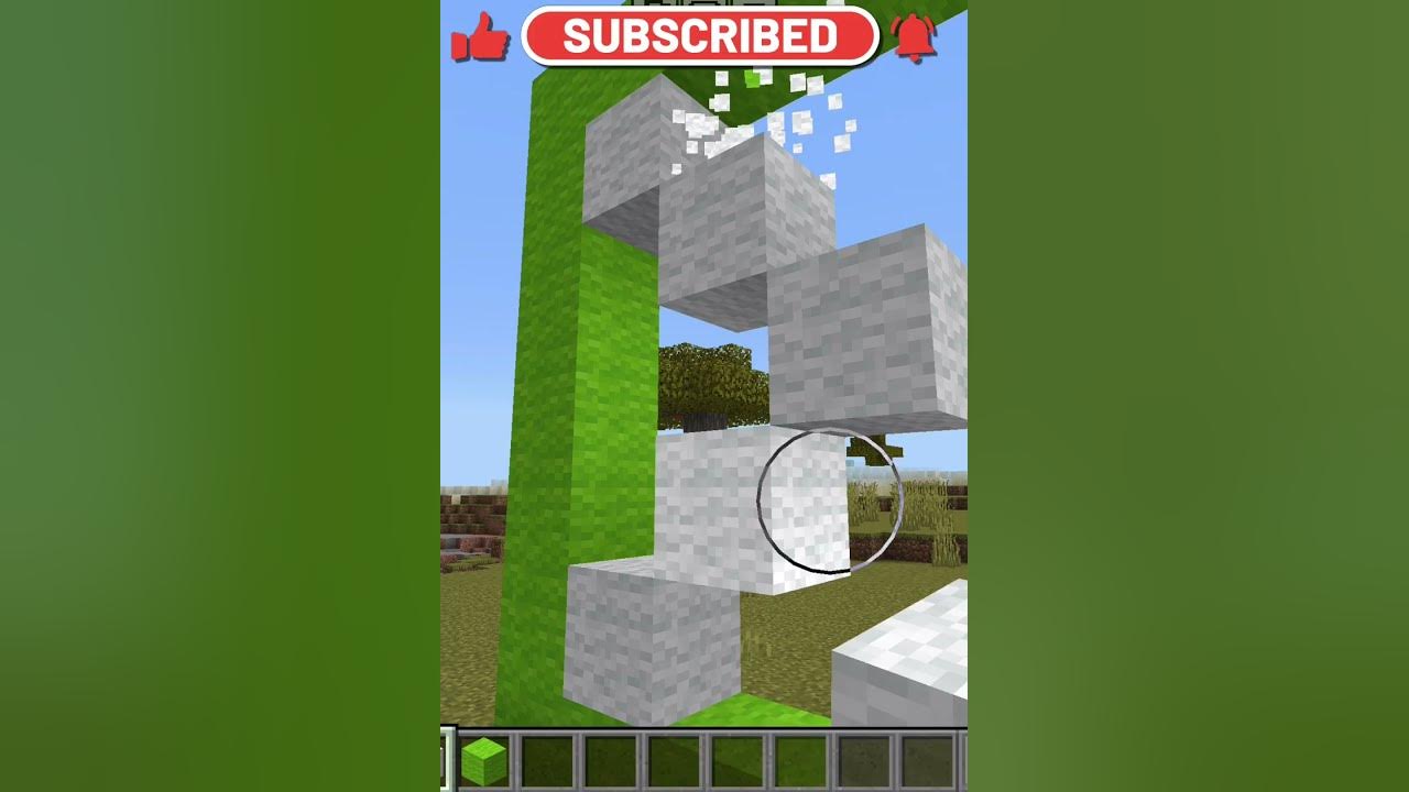 How to build the letter x in minecraft shorts youtube