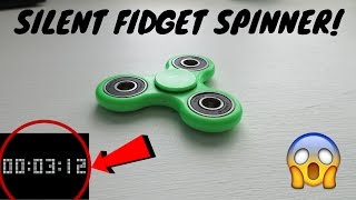 HOW TO MAKE A FIDGET SPINNER QUIETER! A HAND SPINNER SPIN LONGER!! - YouTube