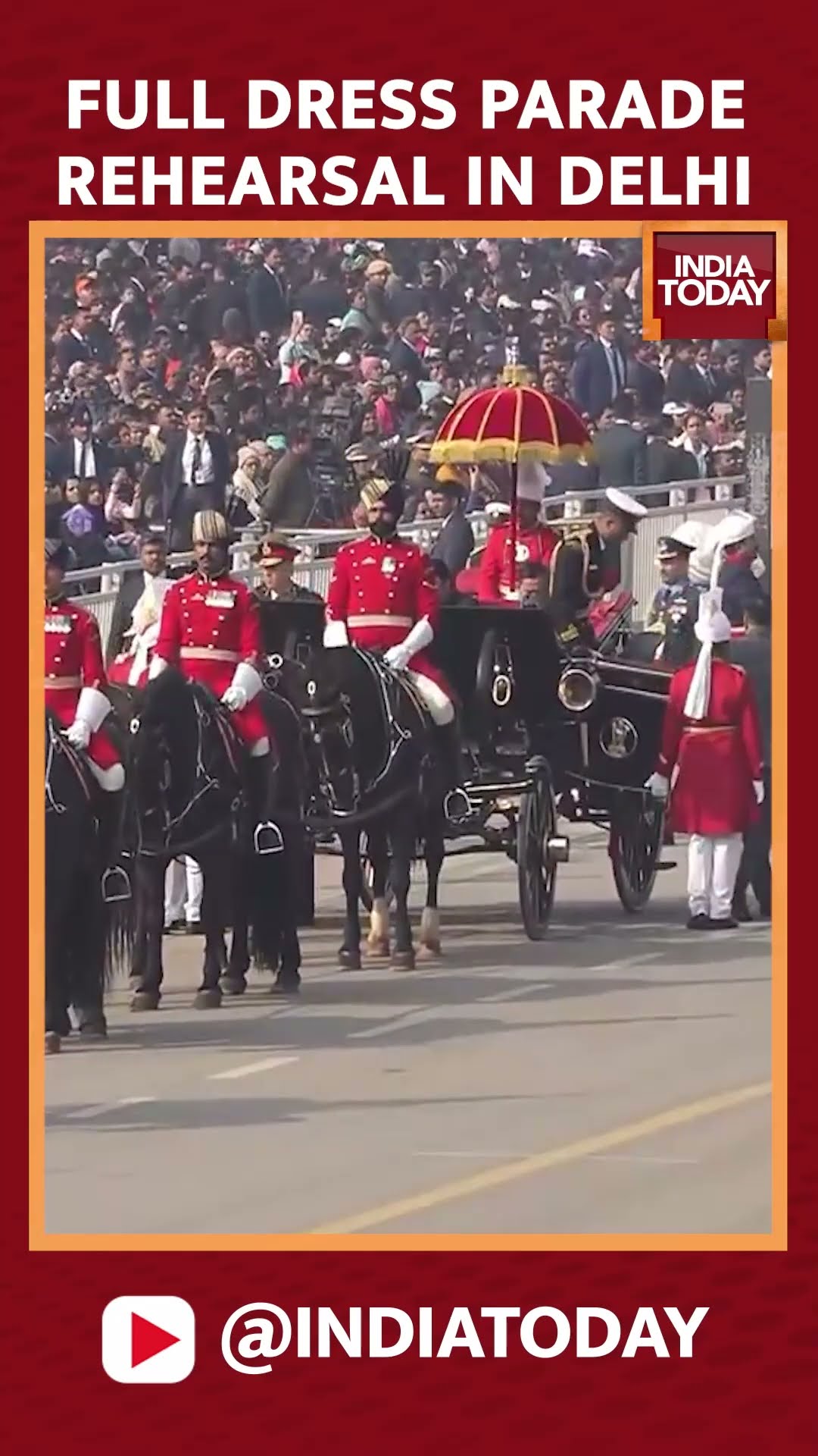 Republic Day 2025 Preparations | Full Dress Rehearsals Take Place At Kartavya Path, Delhi | #shorts