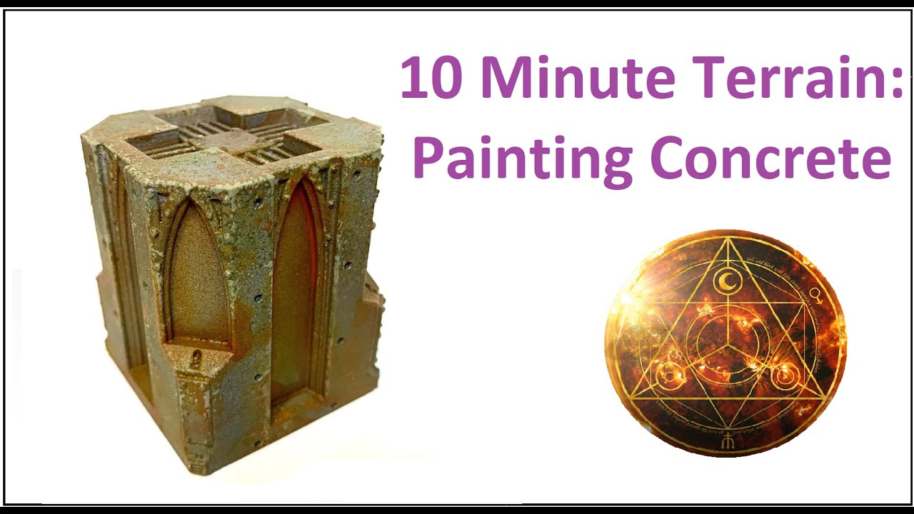 10 Minute Terrain Painting Concrete YouTube