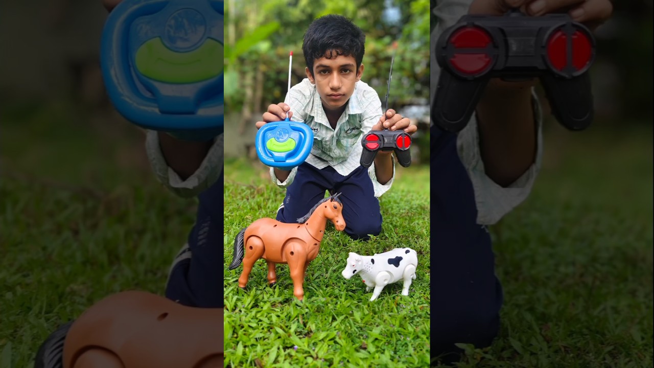 cow and horse remote control unboxing Dekho 🐎🐄