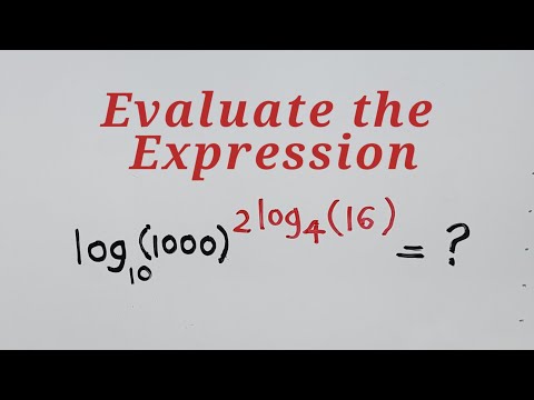 Evaluate the Logarithmic