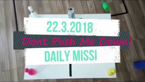 [EV3 Program]Daily Mission 1: Dont Push Me Down