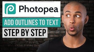 How to Add Outlines to Text in Photopea — Step by Step Photopea Tutorial
