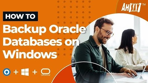 How to backup Oracle databases on Windows?