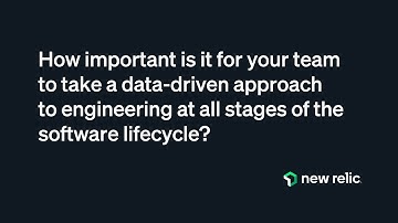 How important is it for your team to take a data-driven approach to engineering?