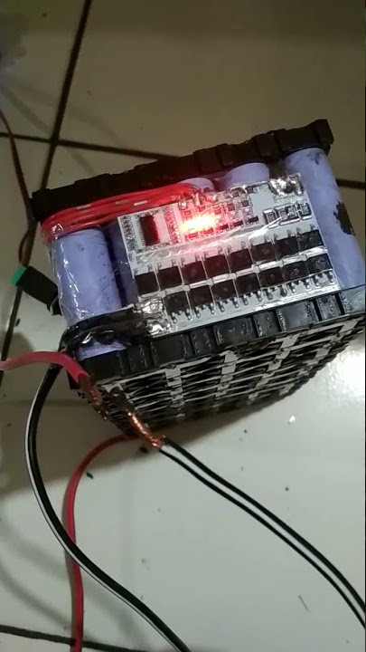 Battery pack 18650 3S 12v 15p BMS 100A Short Test / Baterai 18650 12v BMS 100A