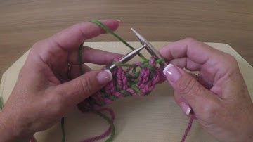 How to do a Basic Two Color Bind Off