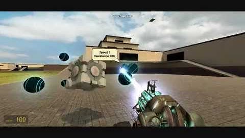 Companion cube +  hoverballs = ???