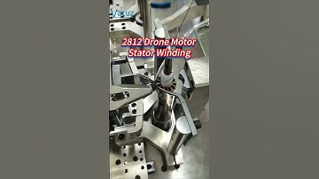 Vacuz 2812 FPV Drone Motor Automatic BLDC External Outer Stator Core Coil Fly Fork Winding Machine