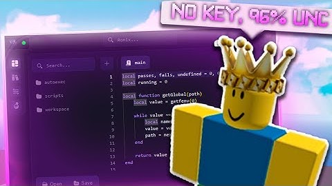 Roblox Executor CURRENTLY Working No Key Exploit (Ronix - 96% sUNC) - After Roblox Update