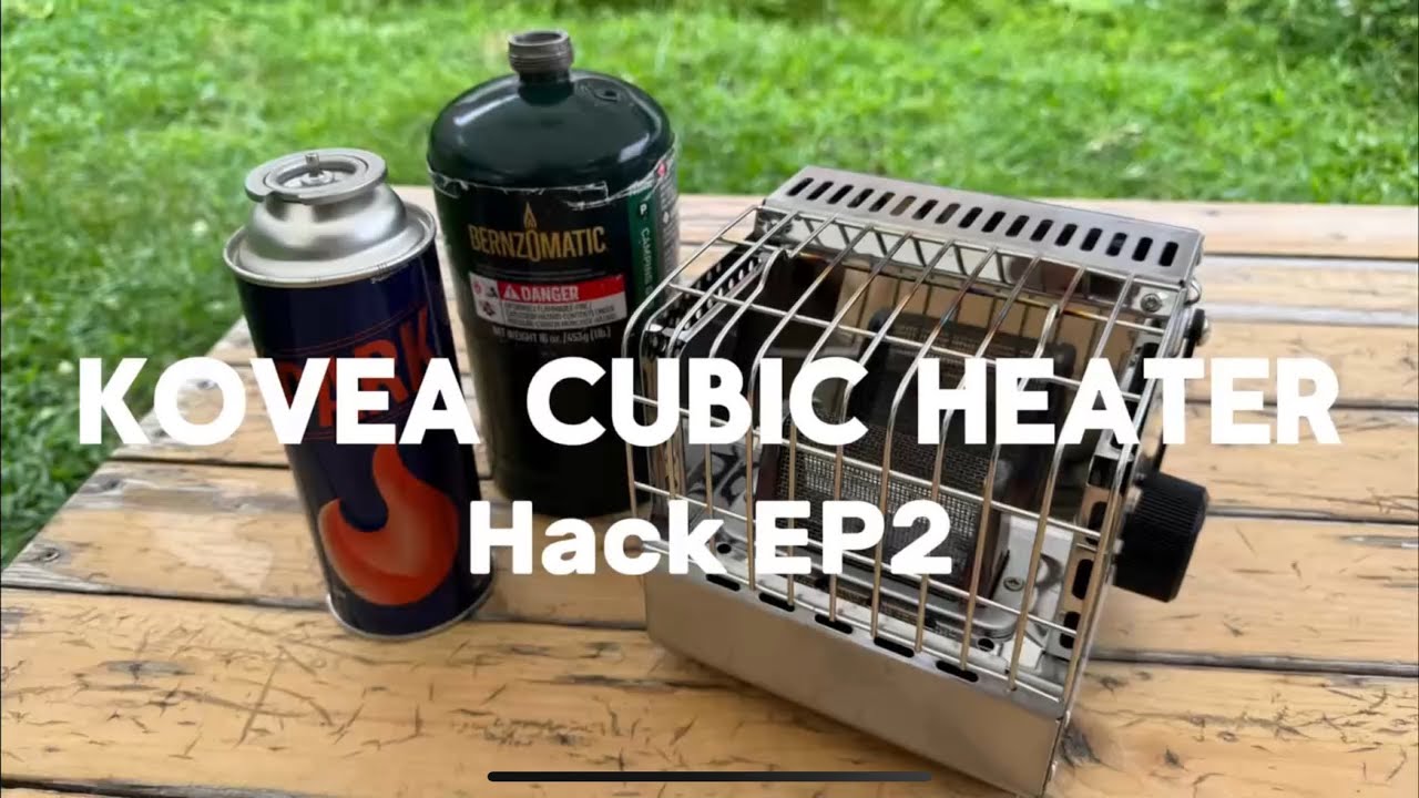 Hack EP2. Extend heater run time by 300%. Kovea Cubic Mini Camping Heater