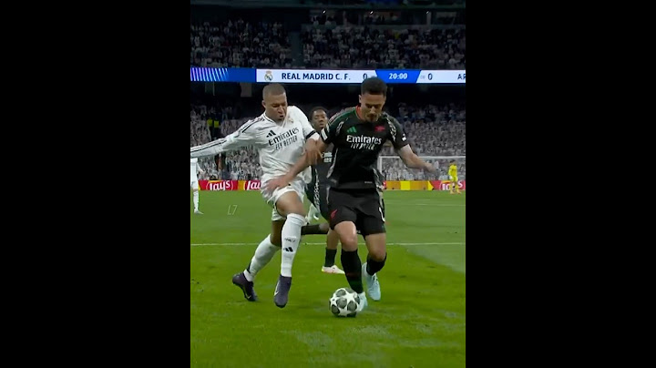 Saliba vs Real Madrid 😈