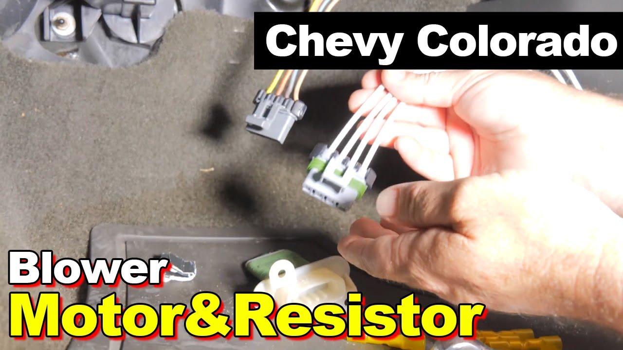 2006 Chevy Colorado Blower Motor & Resistor - YouTube