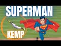 Tony Kemp is an awe of himself after making a diving catch is he Superman?