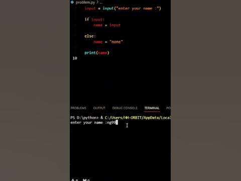 One liner python trick #coding #python #programming #trending - YouTube