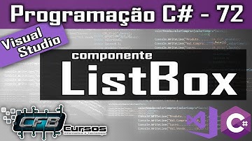 ListBox - Curso Programação Completo C# Visual Studio - Aula 72
