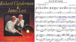 Love is all Around - Partitura de Richard Clayderman & James Last