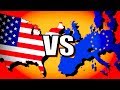 United States vs European Union (USA vs EU) | Hearts of Iron 4 [HOI4 Modern Day]