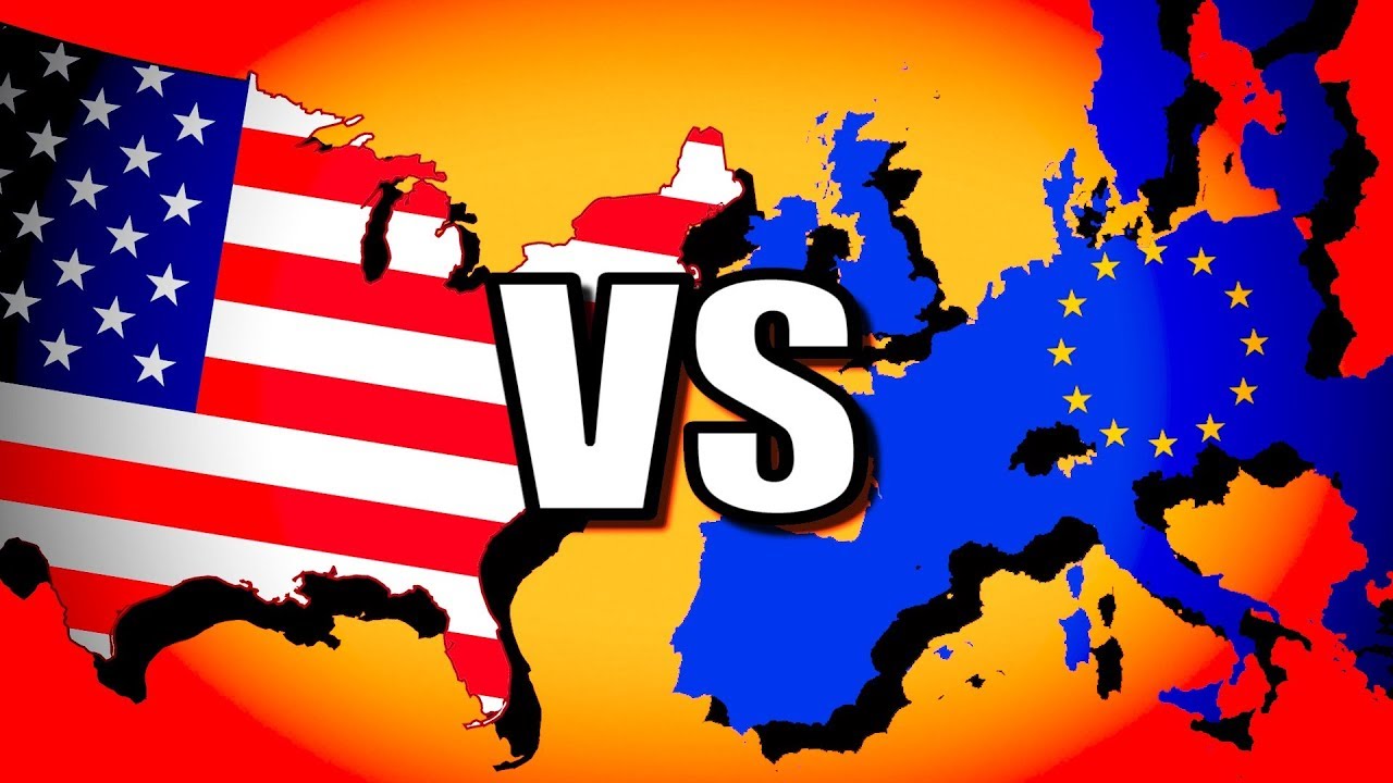 Slikovni rezultat za usa vs eu