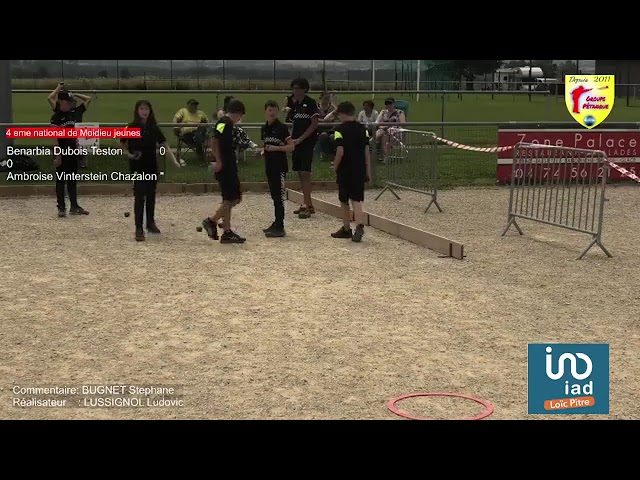 Miniature de la vidéo : National jeunes Moidieu-Détourbe 4eme partie Juniors Chazalon vs Teston