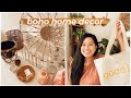 BOHO BEDROOM HOME DECOR HAUL | Amazon, Goodies LA, World Market