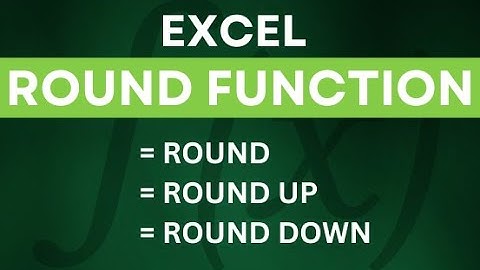 Excel ROUND FUNCTION (Detailed Guide) | How to round off the numbers using ROUND FUNCTION in Excel