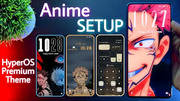 HyperOS Premium Theme For Any Xiaomi Devices | New System Ui | #hyperos #anime