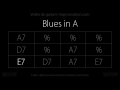 Blues in a 90bpm  backing track