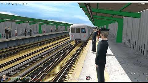 Trainz 2019: NYCTA R46 A Train at Rockaway Blvd Bound for Brooklyn