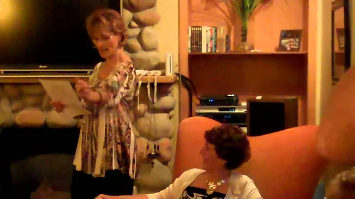 Dena sings modified Abba to Cheryl 1 of 2