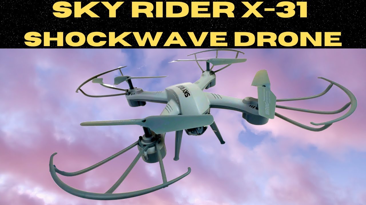 Sky Rider Quadcopter Drone w/Wi-Fi Camera (DRW311)