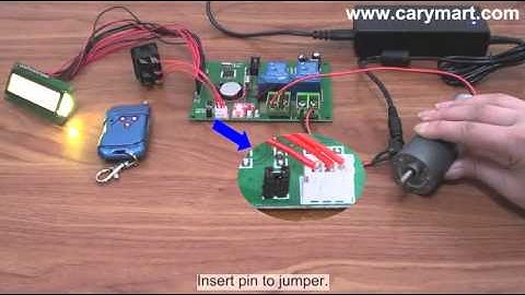 1602 Digital Tube Circuit Board Remote Control DC Motor