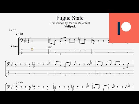 Vulfpeck - Fugue State (bass tab)