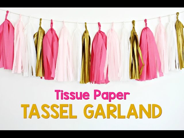Tissue Paper Tassel Garland Kit - Flamingle